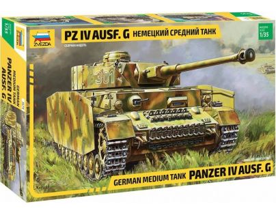 Zvezda Model Kit tank Panzer IV Ausf.G 1:35