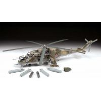 Zvezda Model Kit vrtulník MIL-Mi 24 V VP 1:48 5
