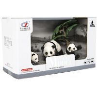 Zvířátka safari ZOO 10 cm sada 4 ks panda 3