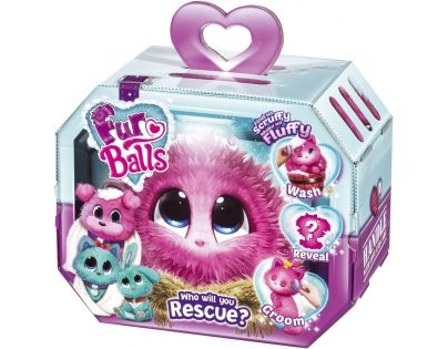 TM Toys Zvířátko Fur Balls růžový Touláček s doplňky