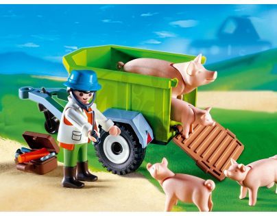 Playmobil 4495 - Zvěrolékař s prasátky